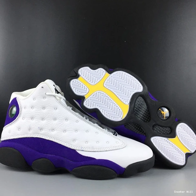 Lakers 1166 414571-105 Jordan 13 NewStyle Retro 0523